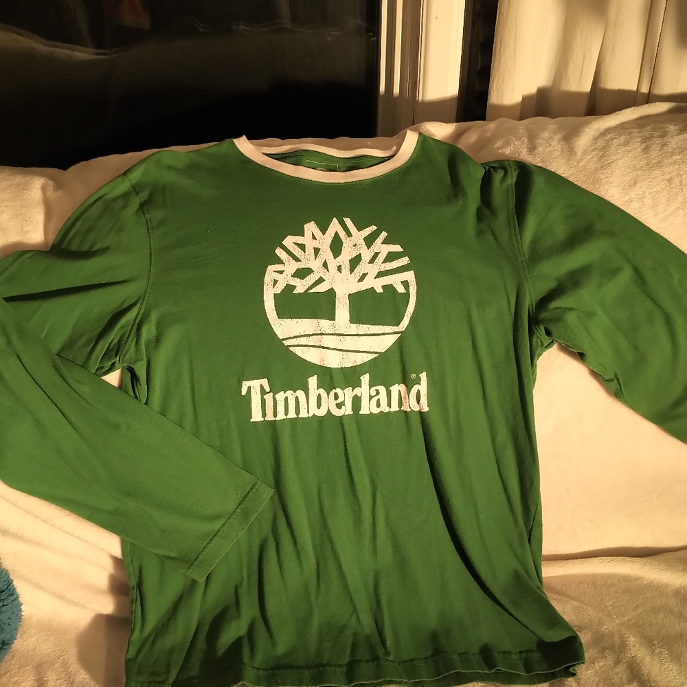 Timberland Green long sleeve men's shirt